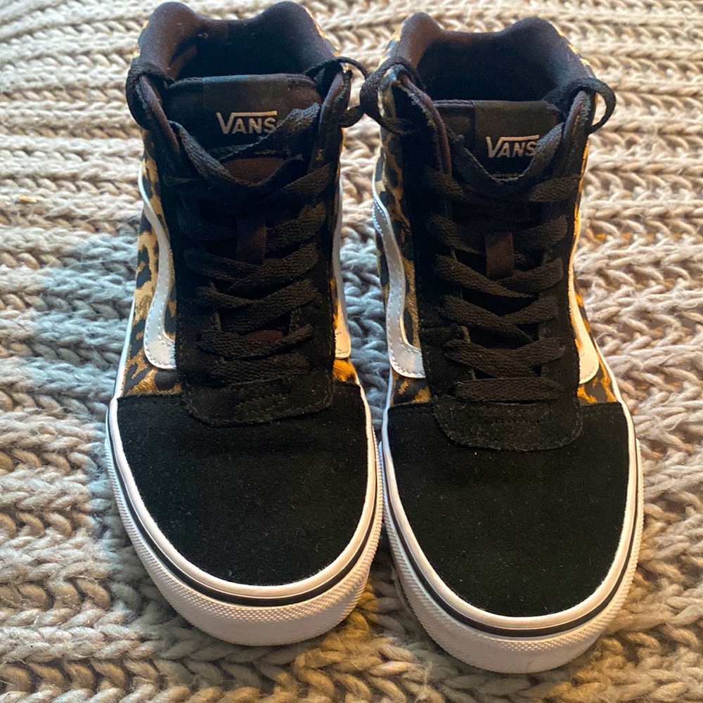 Cheetah print vans